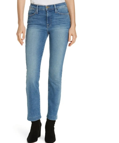 Frame Le High straight blind stitch jeans - Picture 3 of 13